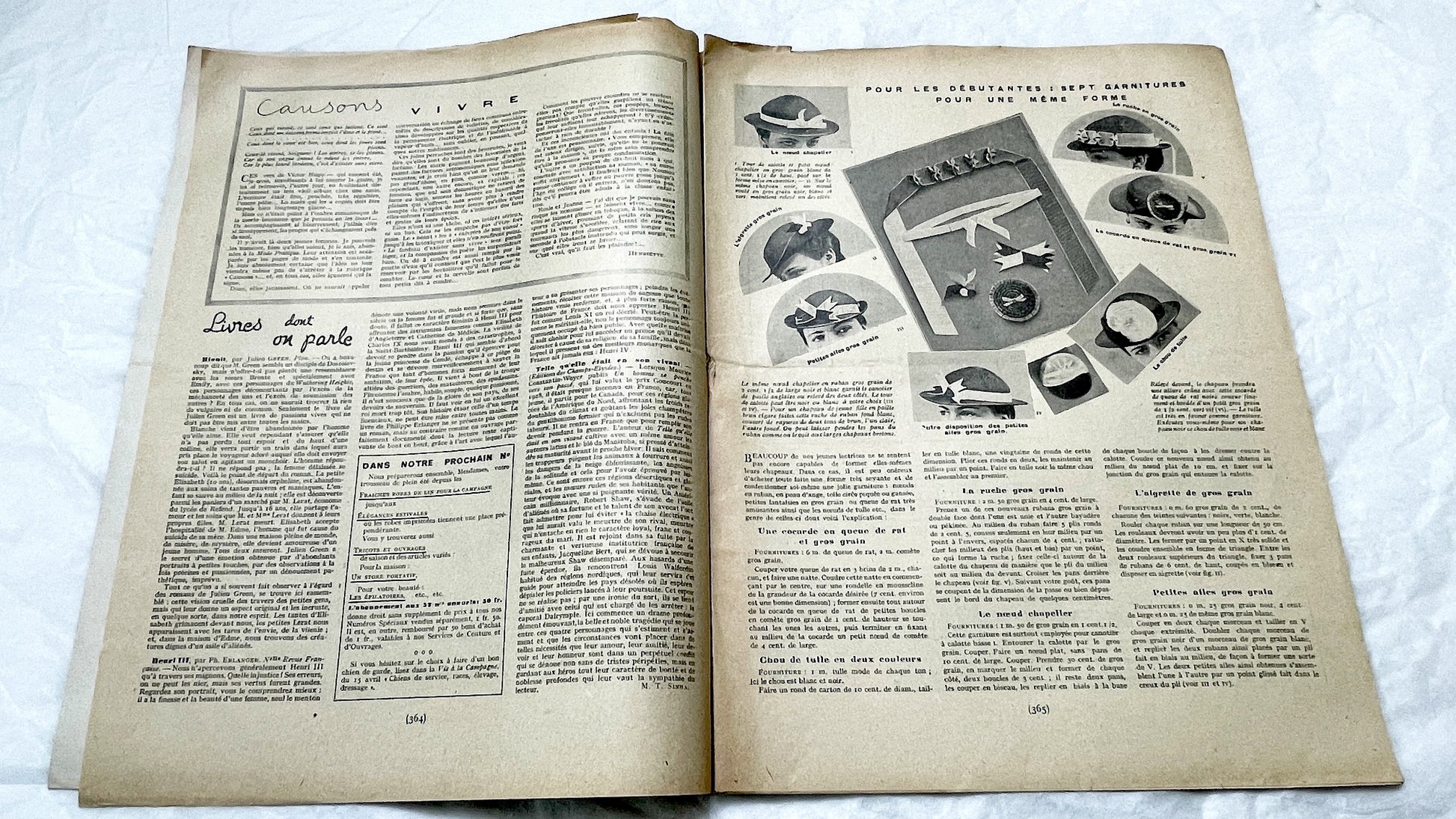 1930s - Vintage French Mode Pratique Fashion Magazine - Chanel Afternoon Dress - Sewing Patterns - Homemaking - Timeless Style & Elegance