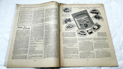 1930s - Vintage French Mode Pratique Fashion Magazine - Chanel Afternoon Dress - Sewing Patterns - Homemaking - Timeless Style & Elegance