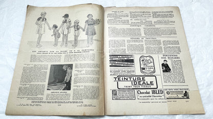 1930s - Vintage French Mode Pratique Fashion Magazine - Chanel Afternoon Dress - Sewing Patterns - Homemaking - Timeless Style & Elegance