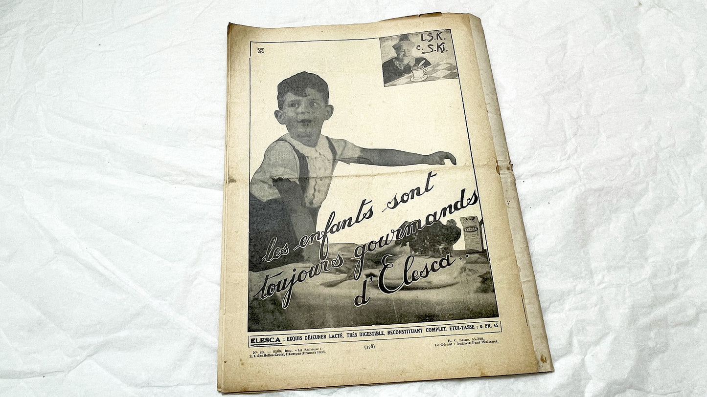 1930s - Vintage French Mode Pratique Fashion Magazine - Chanel Afternoon Dress - Sewing Patterns - Homemaking - Timeless Style & Elegance