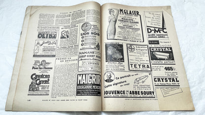 1930s - Vintage French Fashion Magazine - Mode Pratique - Spring Fashions - Retro Style - Clothing Patterns - Women's Wear - 1936 Issue