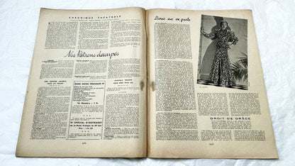 1930s - Mode Pratique French Fashion Magazine - Vintage Sewing Patterns - Embroidery Designs - Advertising - French Vintage Magazine