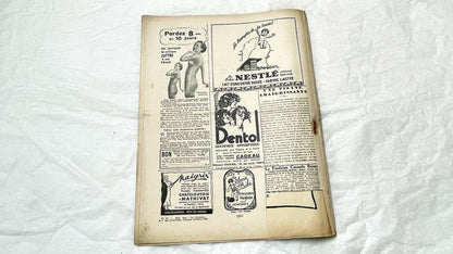 1930s - Mode Pratique French Fashion Magazine - Vintage Sewing Patterns - Embroidery Designs - Advertising - French Vintage Magazine