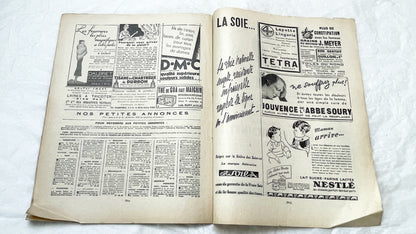 1930s - Vintage French Fashion Magazine - Mode Pratique - November 1935 - Special Edition - Evening Wear - Daywear - Patterns - Schiaparelli