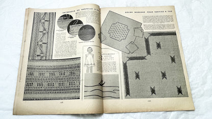 1930s - Vintage French Fashion Magazine - Mode Pratique - Historic Women's Style - Sewing Patterns - Hair Styles - Advertising Collectible