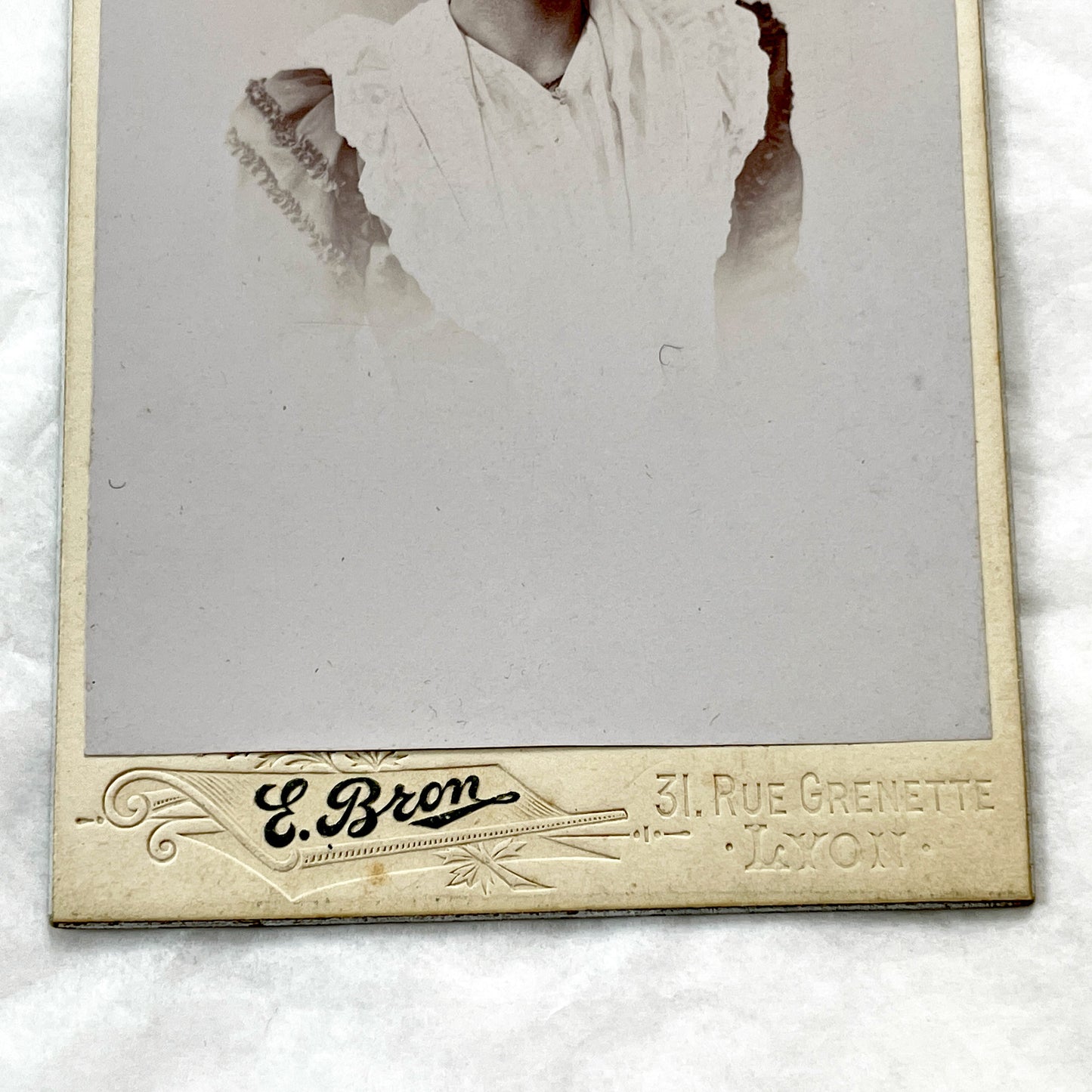 1900s - Antique Studio Portrait Photograph - Elegant Woman - French Carte de Visite - Vintage Fashion - Historic Photography