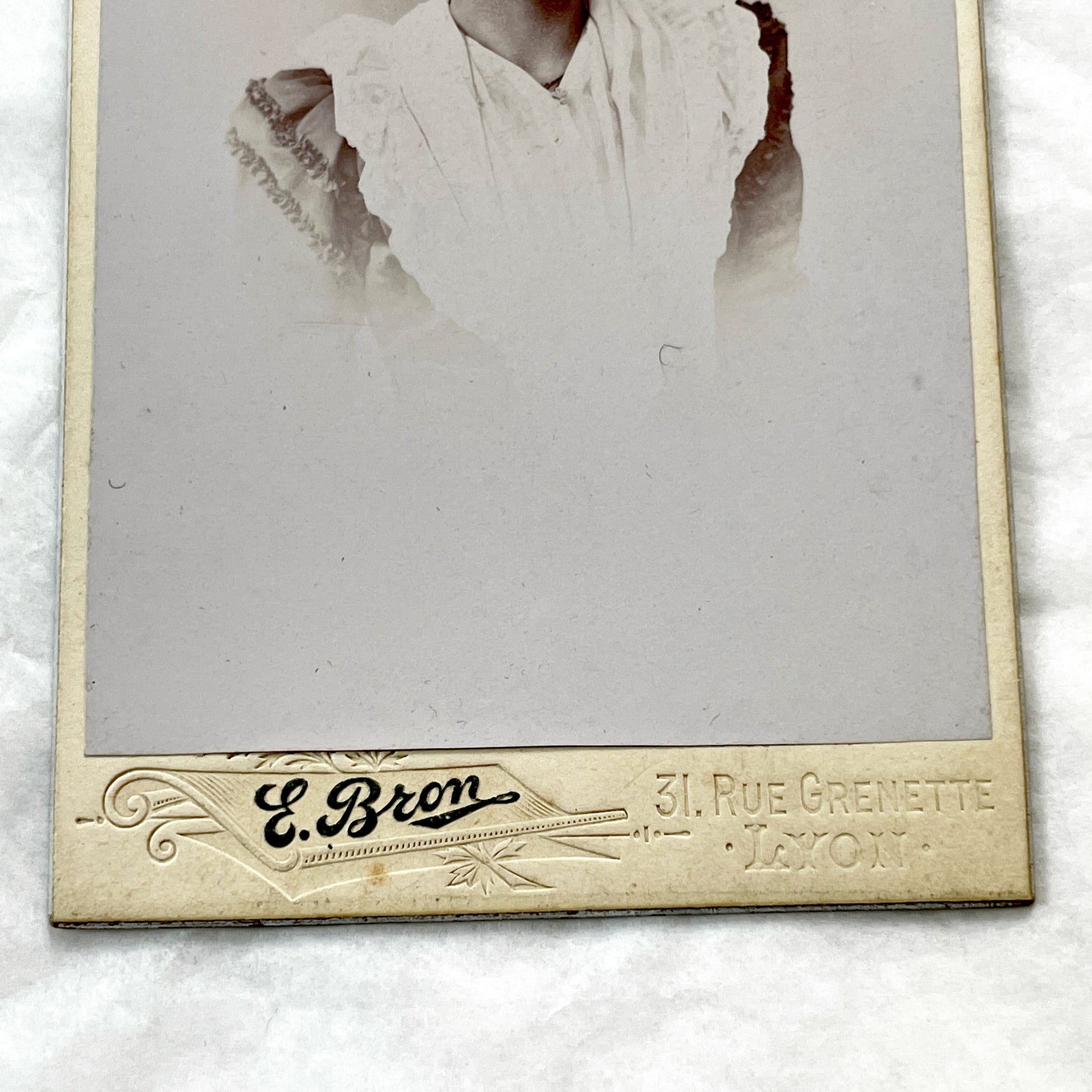 1900s - Antique Studio Portrait Photograph - Elegant Woman - French Carte de Visite - Vintage Fashion - Historic Photography