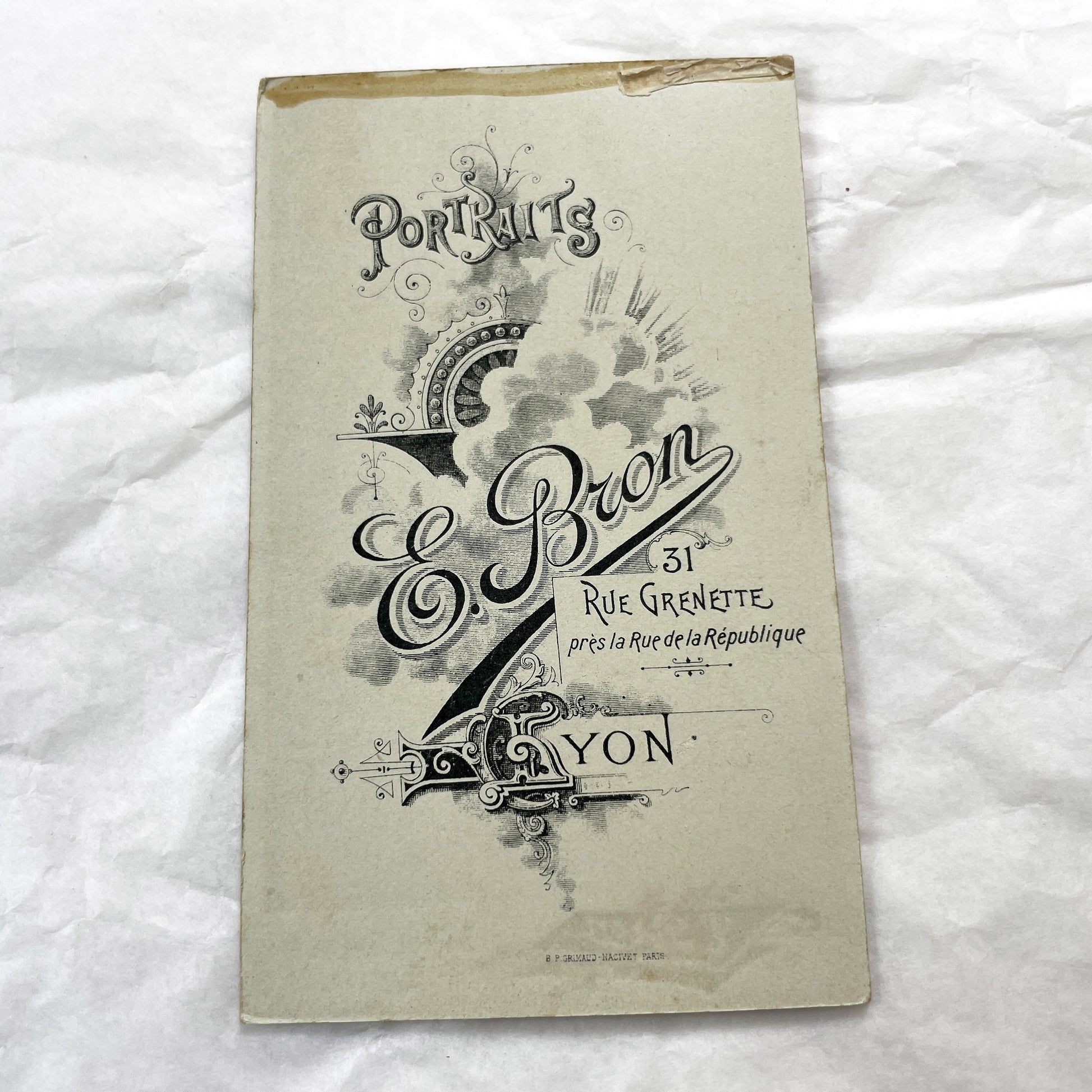 1900s - Antique Studio Portrait Photograph - Elegant Woman - French Carte de Visite - Vintage Fashion - Historic Photography