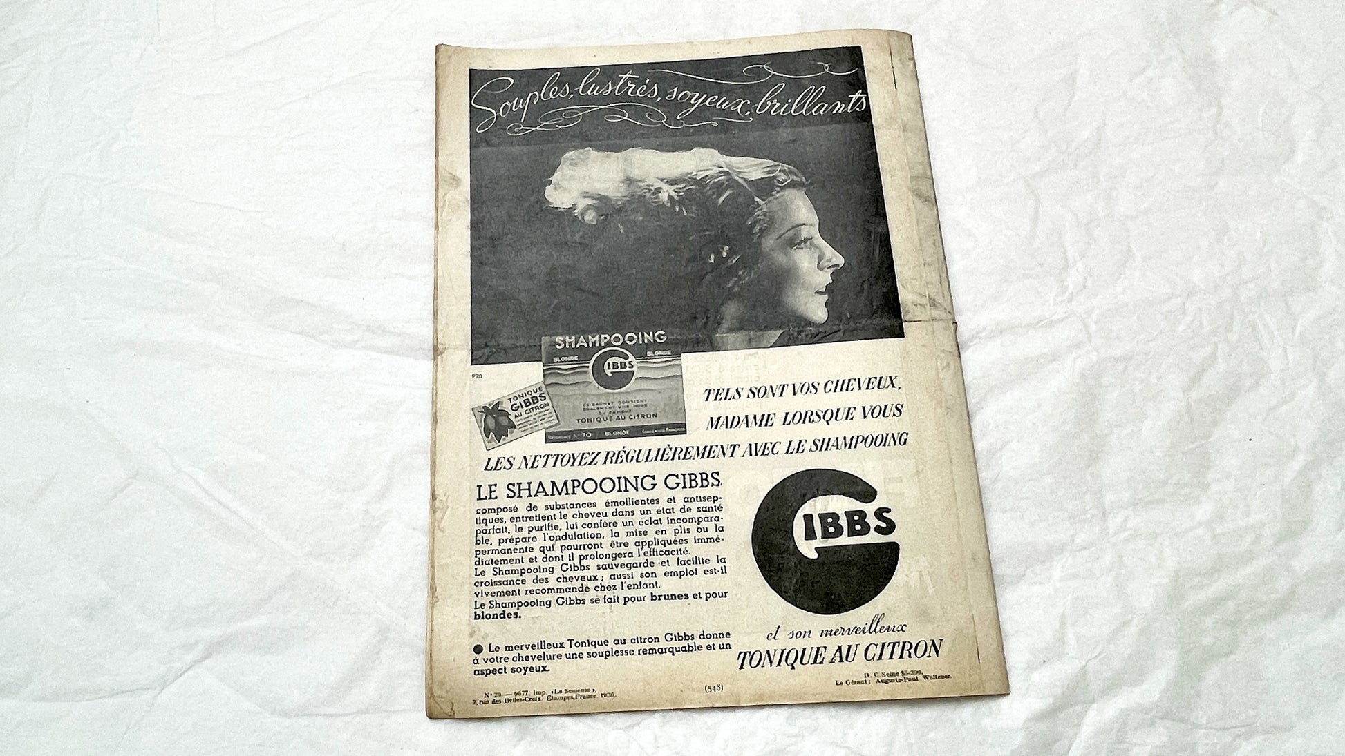1930s - Vintage French Fashion Magazine - Mode Pratique - Historic Women's Style - Sewing Patterns - Hair Styles - Advertising Collectible