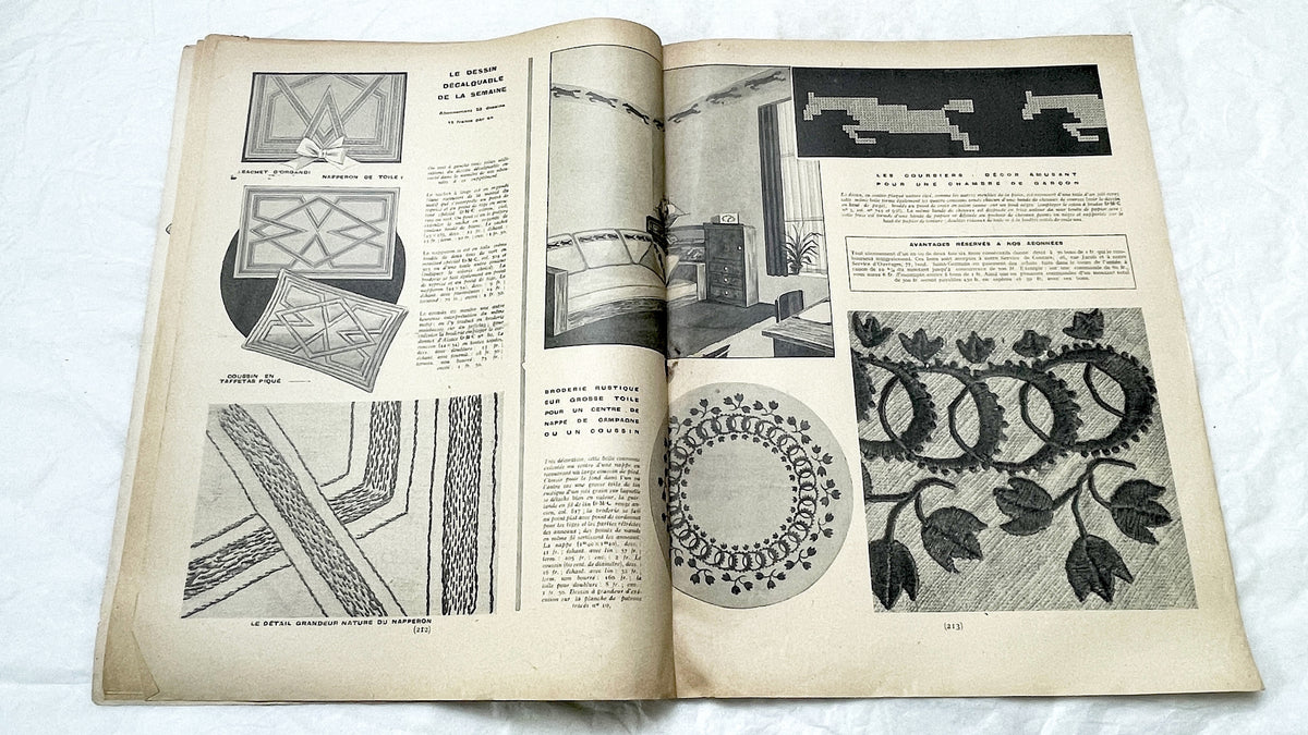 1930s - French Fashion Magazine - Vintage Mode Pratique Publication - Evening Gown - Historical Style Guide & Craft Inspiration