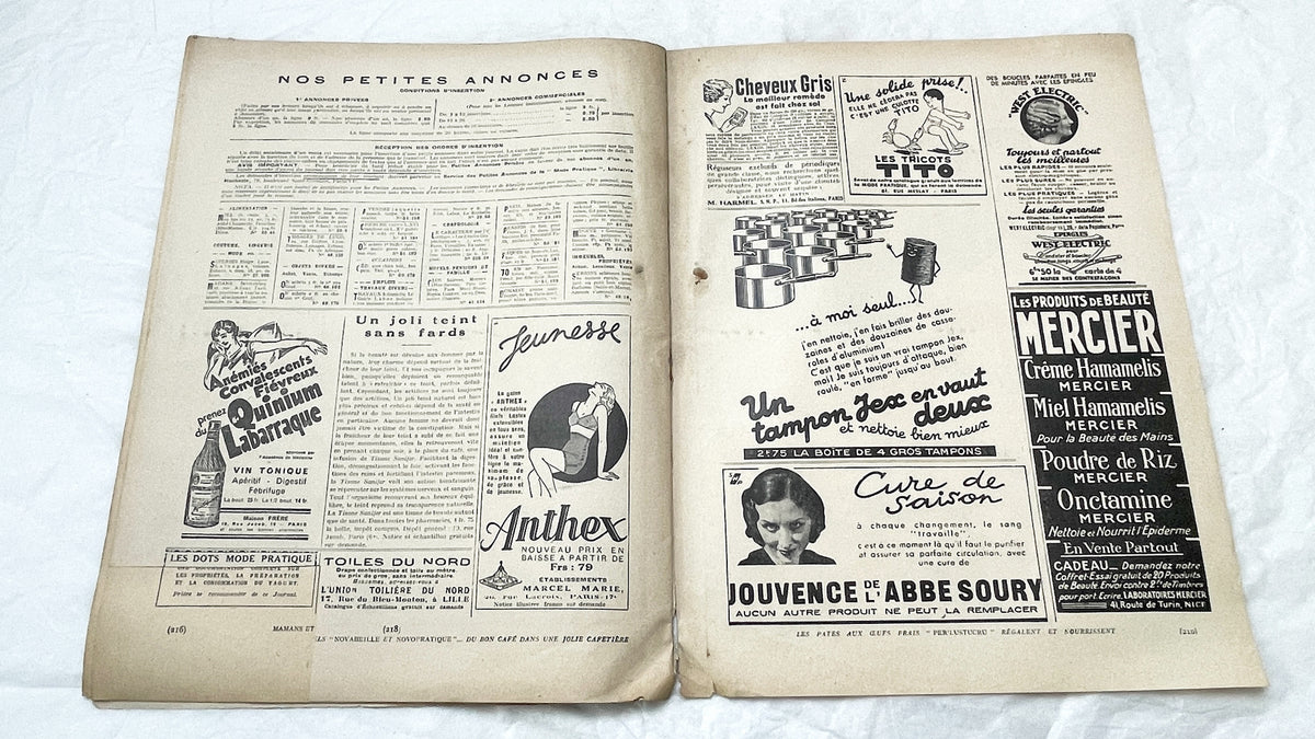 1930s - French Fashion Magazine - Vintage Mode Pratique Publication - Evening Gown - Historical Style Guide & Craft Inspiration