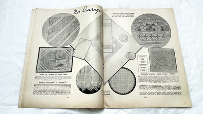 1930s - Vintage French Fashion Magazine - Mode Pratique - Elegant Style - Sewing Patterns - Home Crafts and Lifestyle Advice