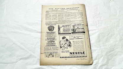 1930s - Vintage French Fashion Magazine - Mode Pratique - Elegant Style - Sewing Patterns - Home Crafts and Lifestyle Advice