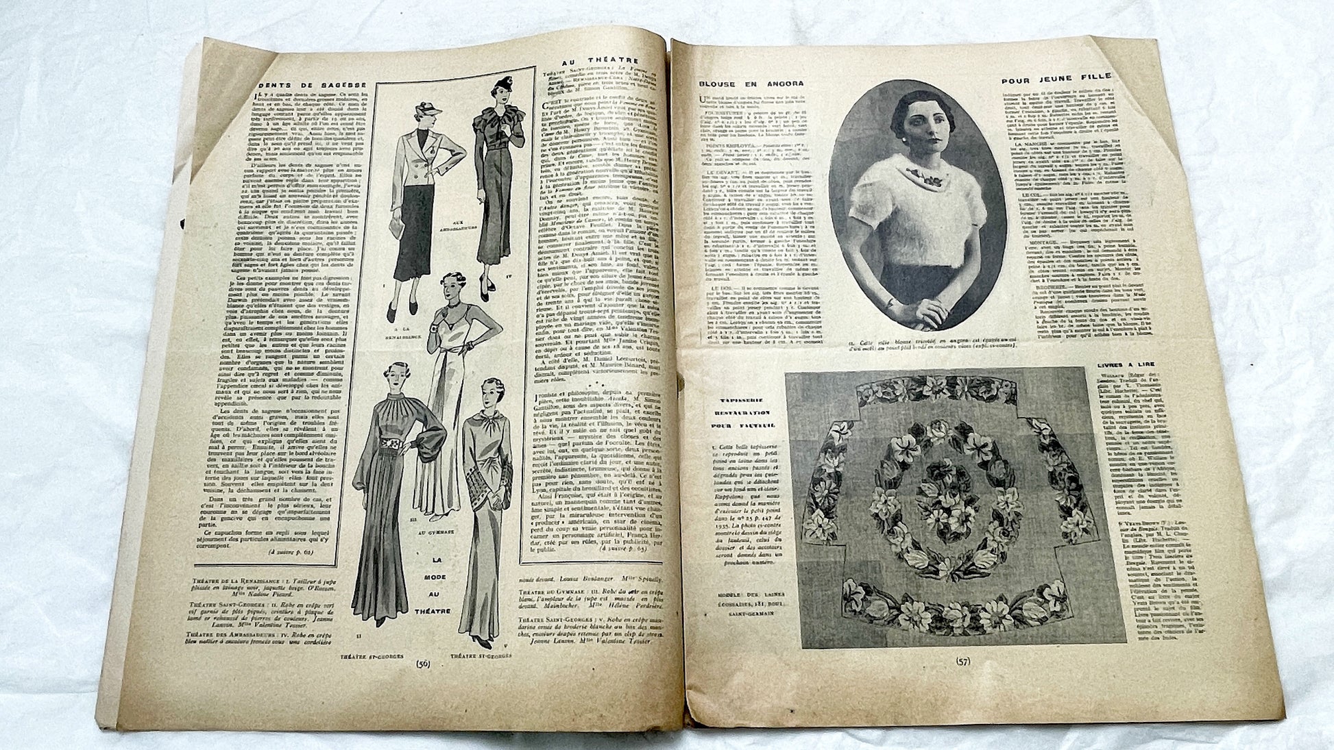 1930s - Mode Pratique French Fashion Magazine - Vintage 1930s - Elegant Dress Patterns - Lifestyle - Retro Ads - Collectible Ephemera