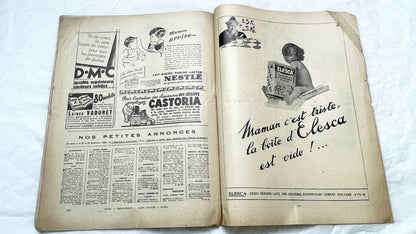 1930s - Vintage French Fashion Magazine - Mode Pratique - Special Bridal & Lingerie Edition - Wedding Dresses - Travel Wardrobe