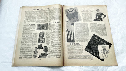 1930s - Vintage French Fashion Magazine - Mode Pratique - Original Period Style - Sewing Patterns - Classic Elegance - Collectible