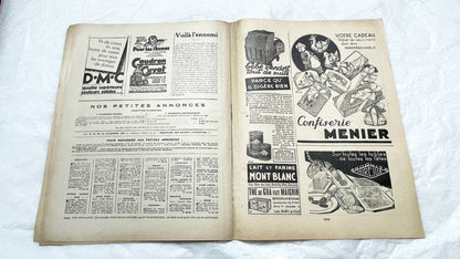 1930s - Vintage French Fashion Magazine - Mode Pratique - Original Period Style - Sewing Patterns - Classic Elegance - Collectible