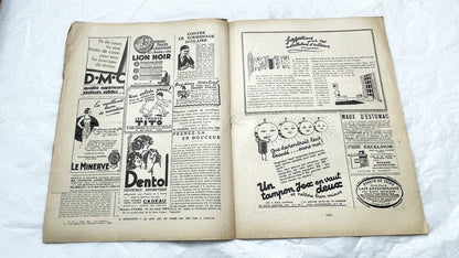 1930s - French Fashion Magazine Mode Pratique - Vintage Women's Style, Sewing Patterns & Daily Life - Historical Advertising Ephemera