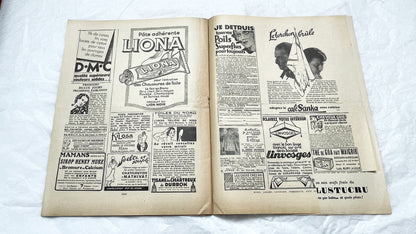 1930s - Vintage French Fashion Magazine - Mode Pratique - Dress Patterns - Hat Styles - Advertising - Retro Style - Collectible Ephemera