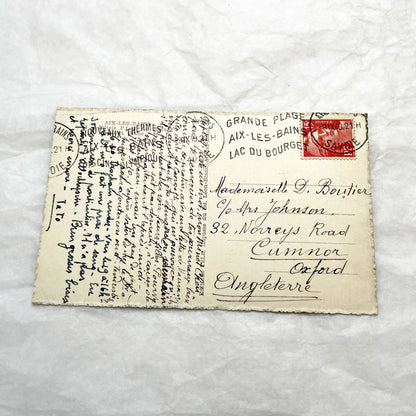 1910s - 1930s - Seven Handwritten Correspondence from France and Switzerland - Collectible Ephemera - Historic Travel