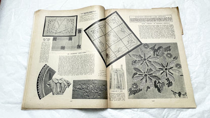 1930s - French Fashion Magazine Vintage Sewing Patterns Women's Style - Historical Apparel - Couture - Collectible Periodical