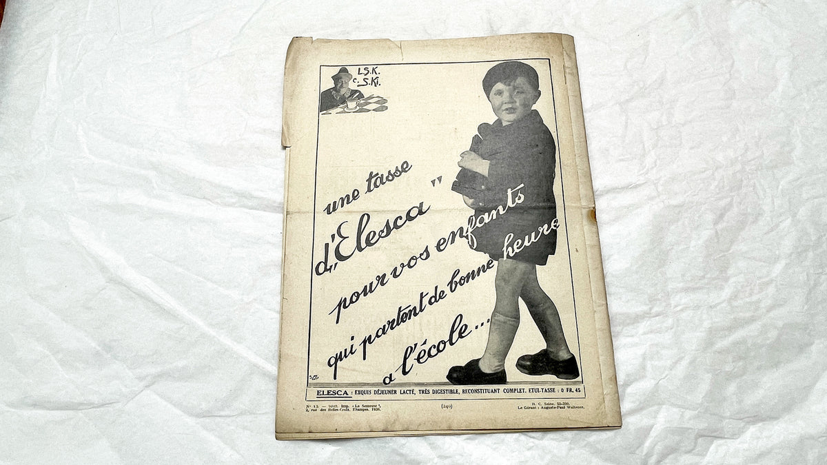 1930s - French Fashion Magazine Vintage Sewing Patterns Women's Style - Historical Apparel - Couture - Collectible Periodical