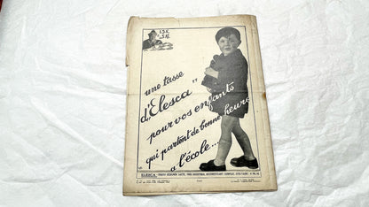 1930s - French Fashion Magazine Vintage Sewing Patterns Women's Style - Historical Apparel - Couture - Collectible Periodical