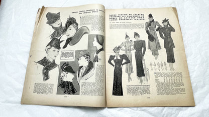 1930s - French Fashion Magazine - Mode Pratique Françoise - Special Winter Models Issue - Vintage Elegant Style - Tailoring & Sewing