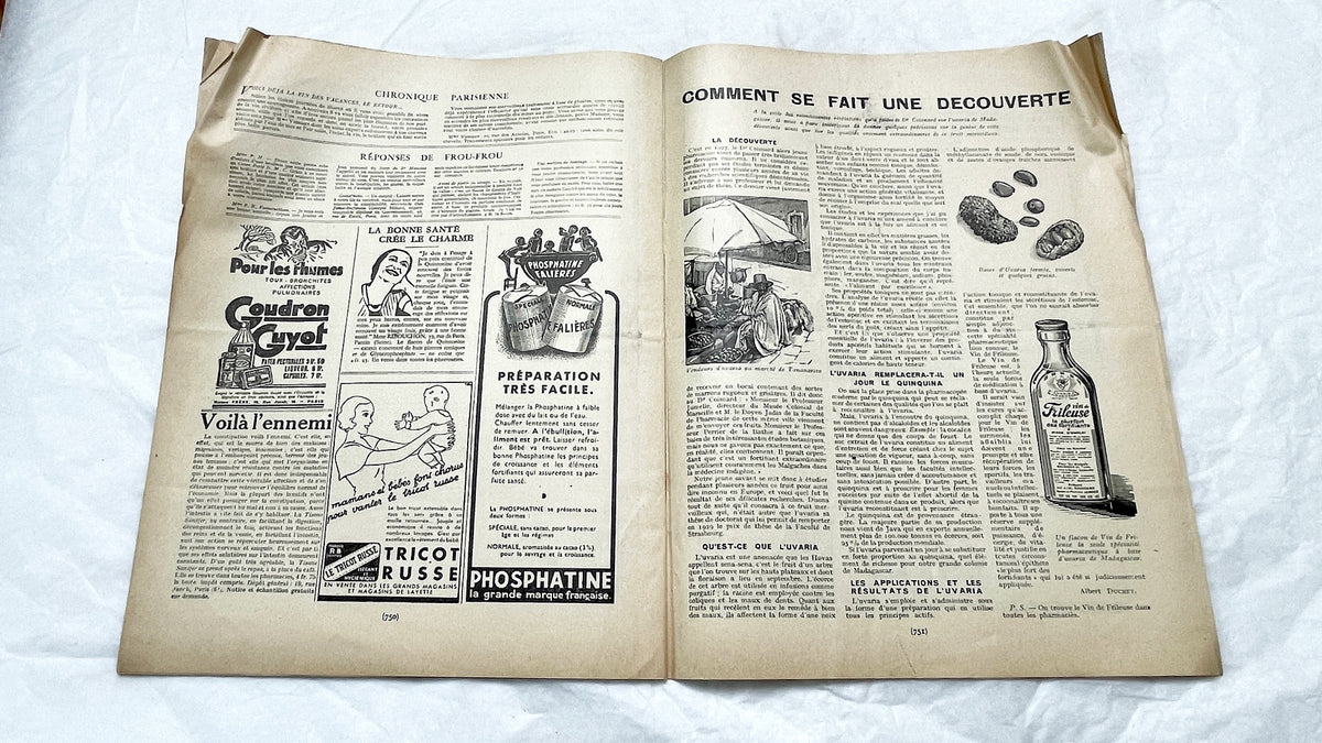 1930s - French Fashion Magazine - Mode Pratique Françoise - Special Winter Models Issue - Vintage Elegant Style - Tailoring & Sewing