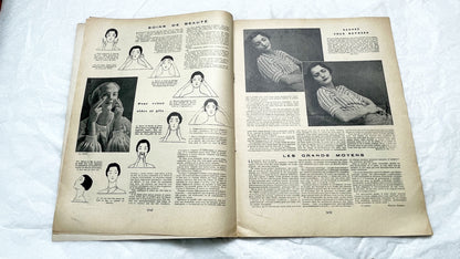 1930s - French Vintage Mode Pratique Magazine - Special Beauty Health Issue - Women's Fashion - Lifestyle - Historical Ephemera