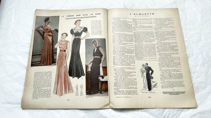 1930s - French Vintage Mode Pratique Magazine - Special Beauty Health Issue - Women's Fashion - Lifestyle - Historical Ephemera
