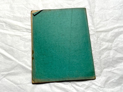 1920s - Vintage French School Notebook - Girl's Handwritten Journal - Classroom Ephemera