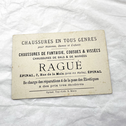 Late 19th - French Military Uniforms Chromo Advertising Card - Casiez & Bourgeois Chicory - Intendance Remonte Antique Ephemera