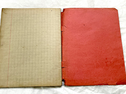 1920s - French School Notebook - Young Girl's Poetry & Songs Copybook - Dated 1926 French Lessons