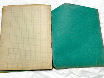 1920s - French School Notebook - Young Girl's Handwritten Daily Exercises - Early 20th Century Educational Ephemera - All Pages Pictured