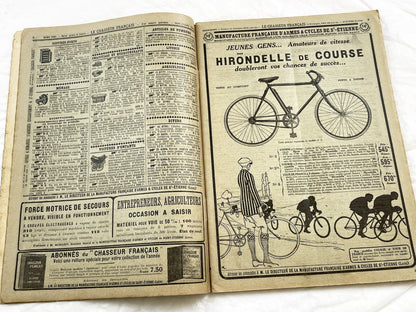 1920s – French Magazine - Le Chasseur Français - French vintage illustrated lifestyle & advertising publication