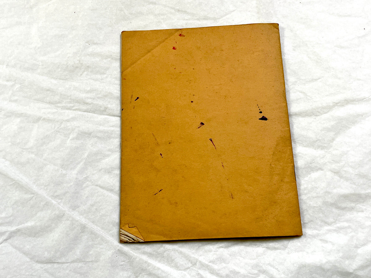 1920s - French Schoolgirl's Composition Notebook - Vintage French School Ephemera - Original Handwriting