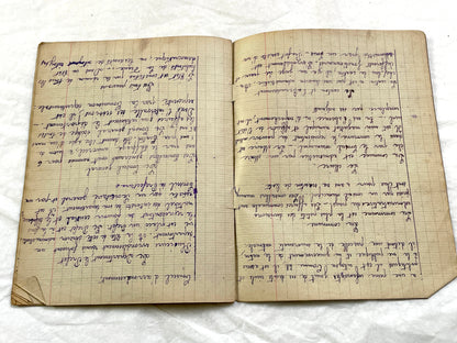 1920s - French School Notebook - Young Girl's Lessons on Morals and Civic Duty From 1926 France - All Pages Photographed