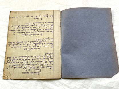 1920s - French School Notebook - Young Girl's Lessons on Morals and Civic Duty From 1926 France - All Pages Photographed