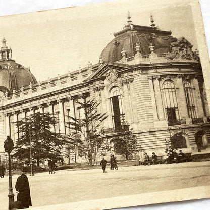 1920s - Vintage Paris Postcard - Petit Palais Beaux-Arts Architecture - Historic Parisian Landmark - French Capital City Collectible View