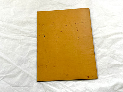 1920s - French School Notebook - Young Girl's Handwritten Lessons - Vintage French Education Ephemera
