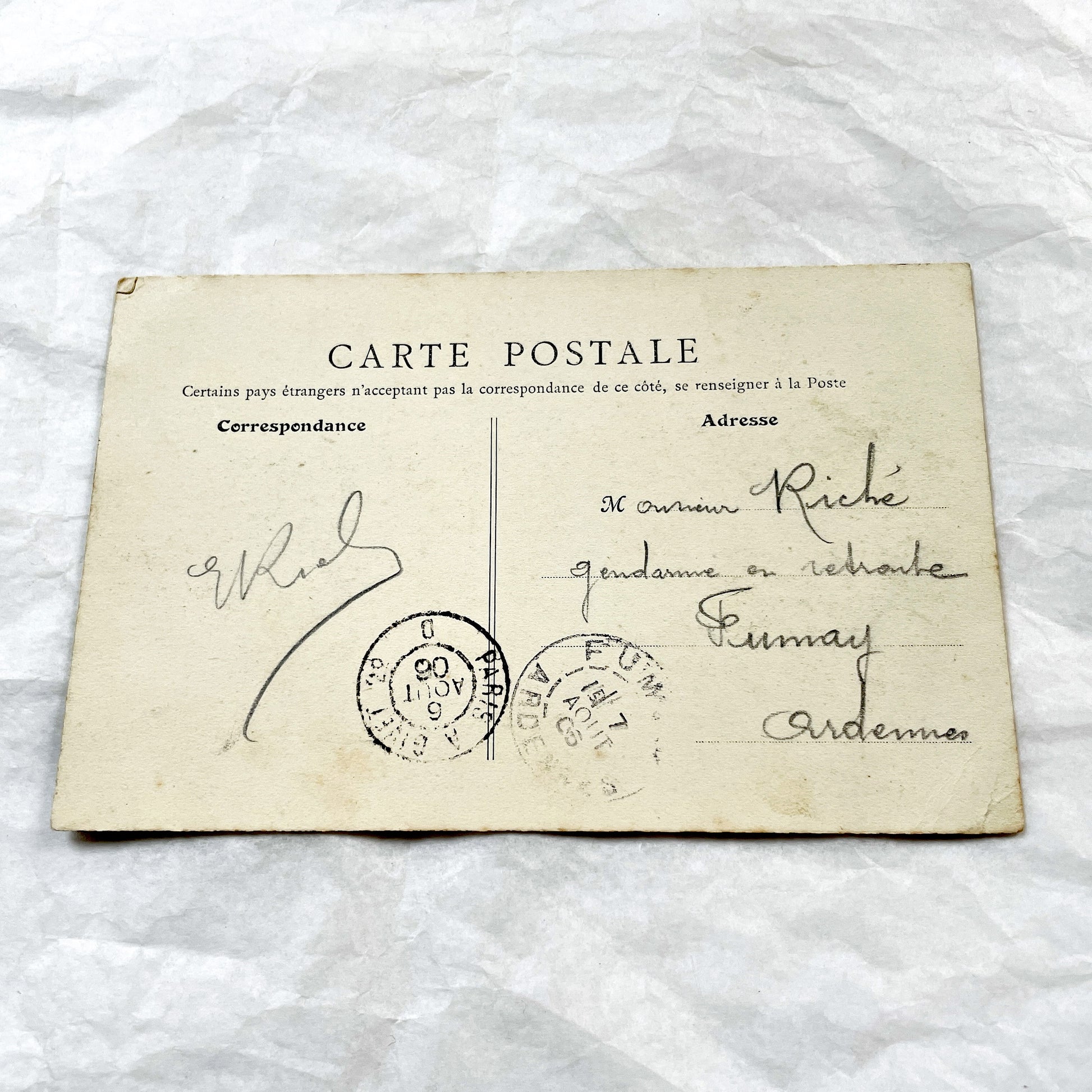 1900s - Paris Chambre Des Députés Postcard - Historic Palais Bourbon French Political Landmark - Vintage French Architecture Collectible