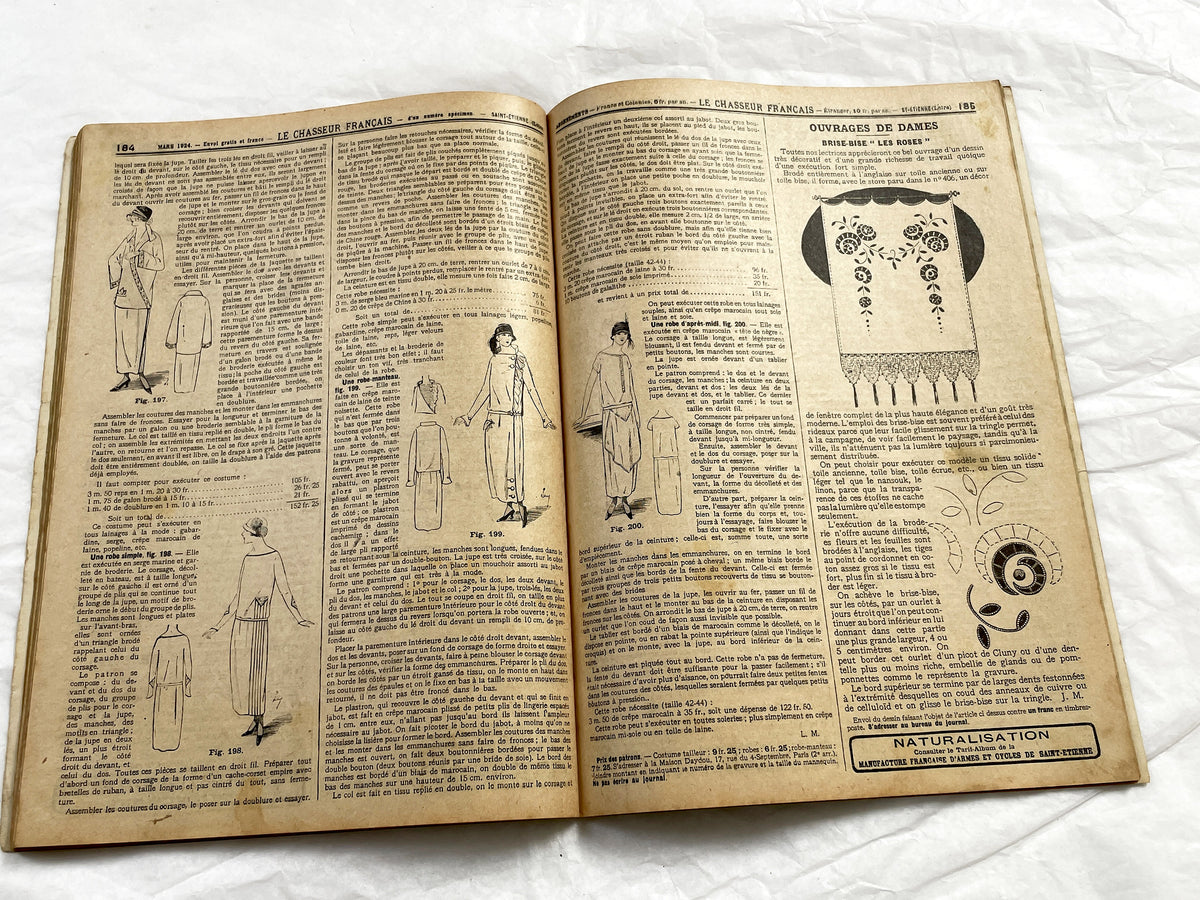 1920s – French Magazine - Le Chasseur Français - French vintage illustrated lifestyle & advertising publication