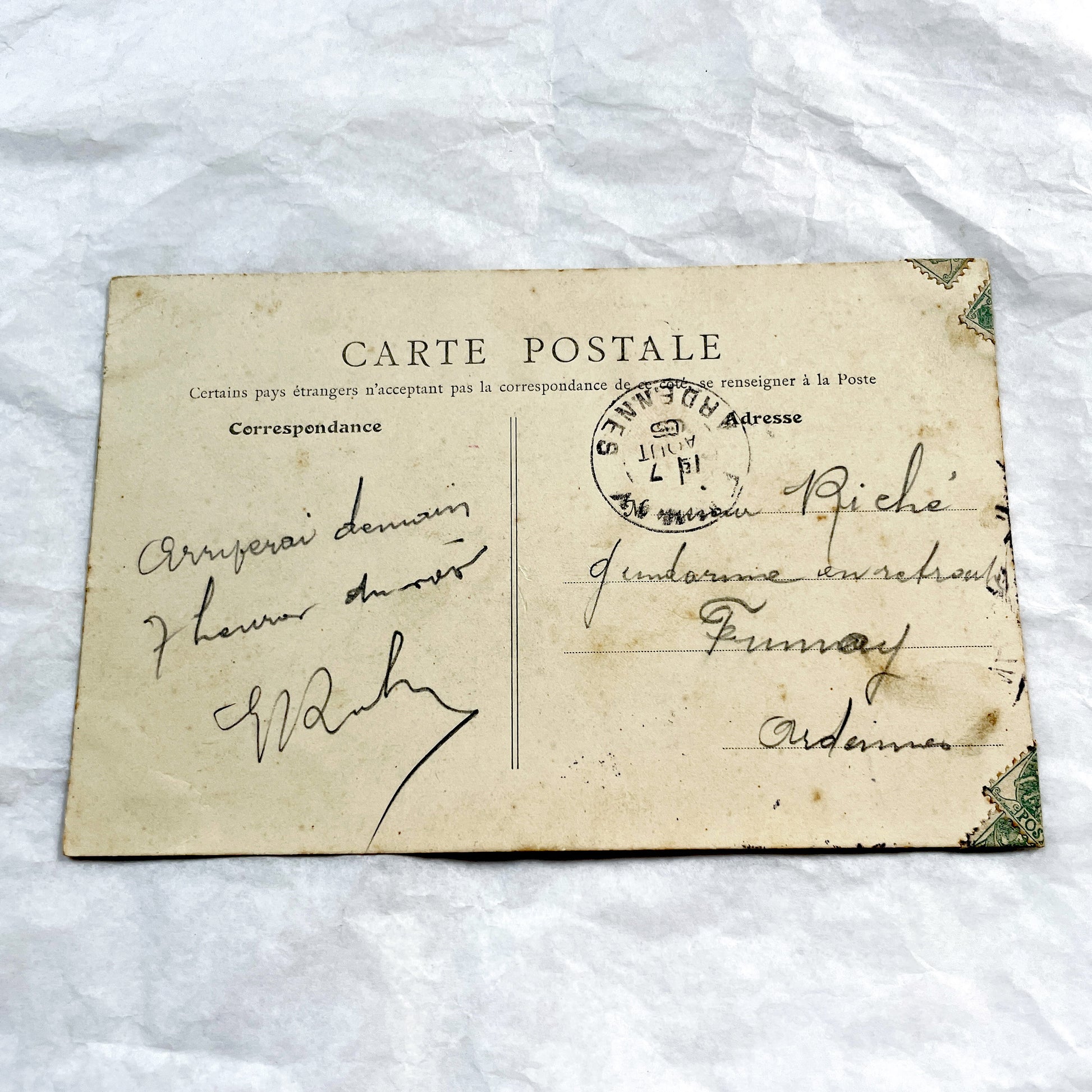 1930s - Paris Notre-Dame Cathedral Facade Vintage Postcard - Historic French Architecture - European Travel Souvenir