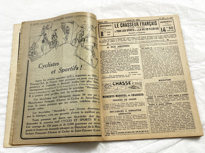 1920s – French Magazine - Le Chasseur Français - French vintage illustrated lifestyle & advertising publication