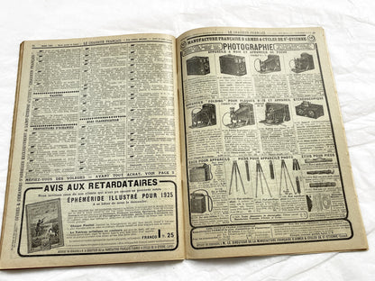 1920s – French Magazine - Le Chasseur Français - French vintage illustrated lifestyle & advertising publication