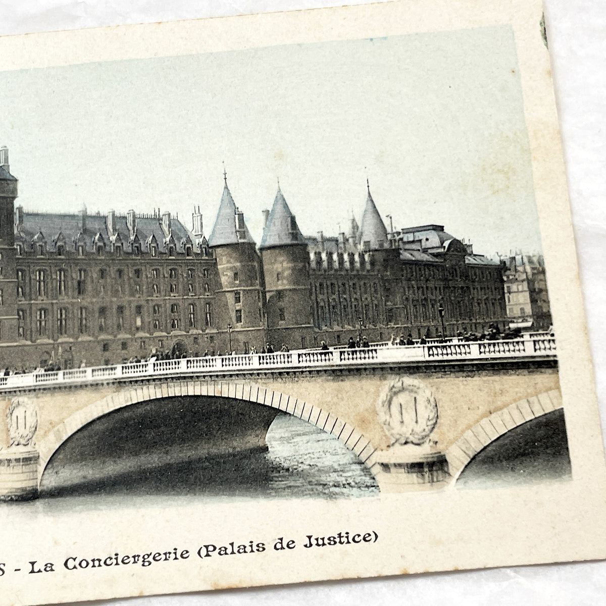 1900s - Vintage Paris Postcard - La Conciergerie - Palais De Justice - Seine River Scene - Historic French Architecture - Collectible