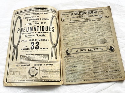 1920s – French Magazine - Le Chasseur Français - French vintage illustrated lifestyle & advertising publication