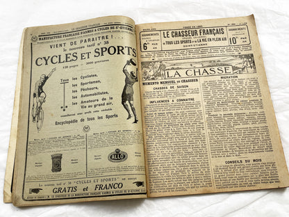 1920s – French Magazine - Le Chasseur Français - French vintage illustrated lifestyle & advertising publication