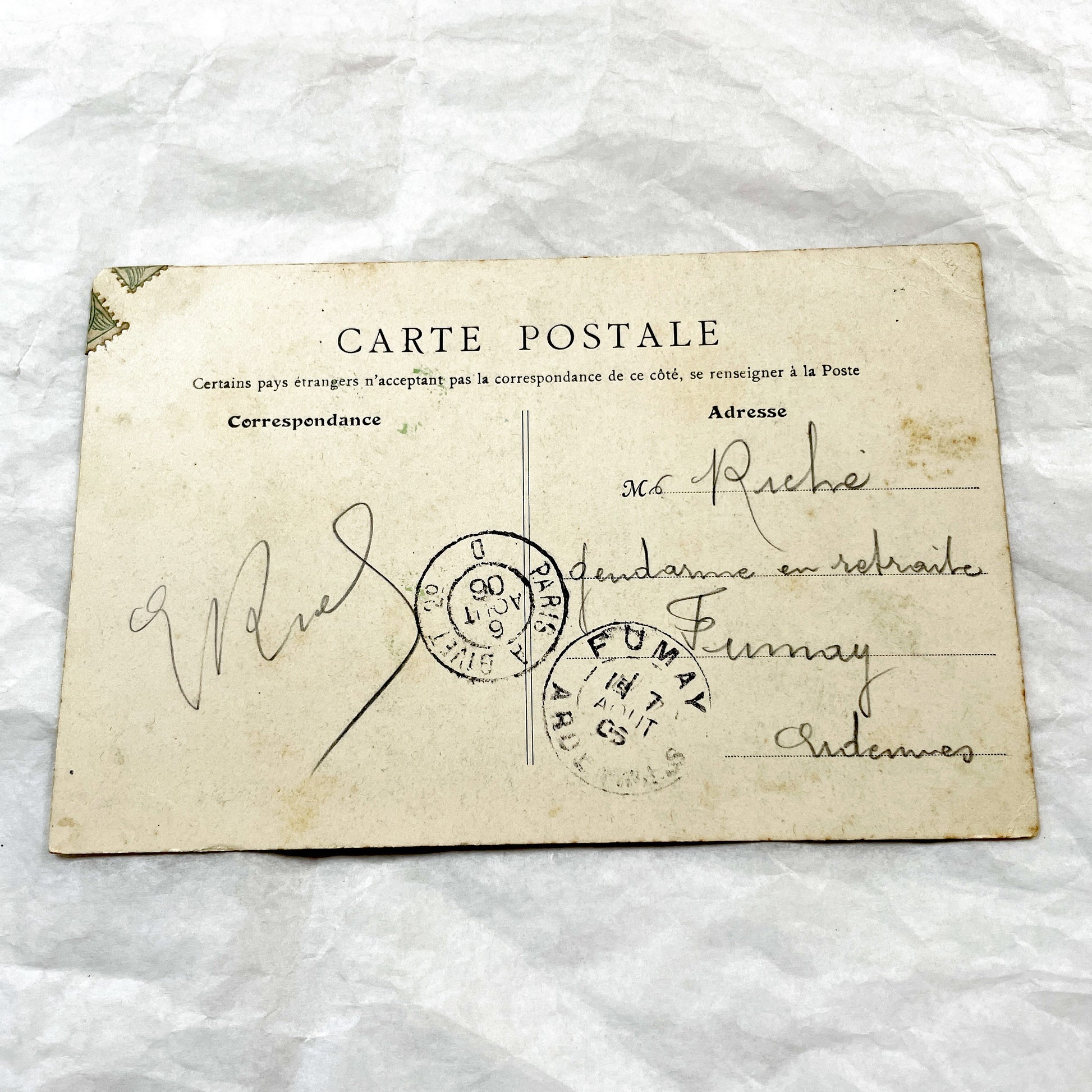 1900s - Vintage Paris Postcard - Fontaine Médicis Luxembourg Garden View - French City Memorabilia - Historic Architecture Collectible Card